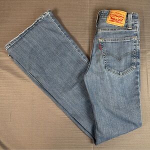 Levi’s 726 Flare Jeans Women’s W23 L32 Low Rise Stretch Denim